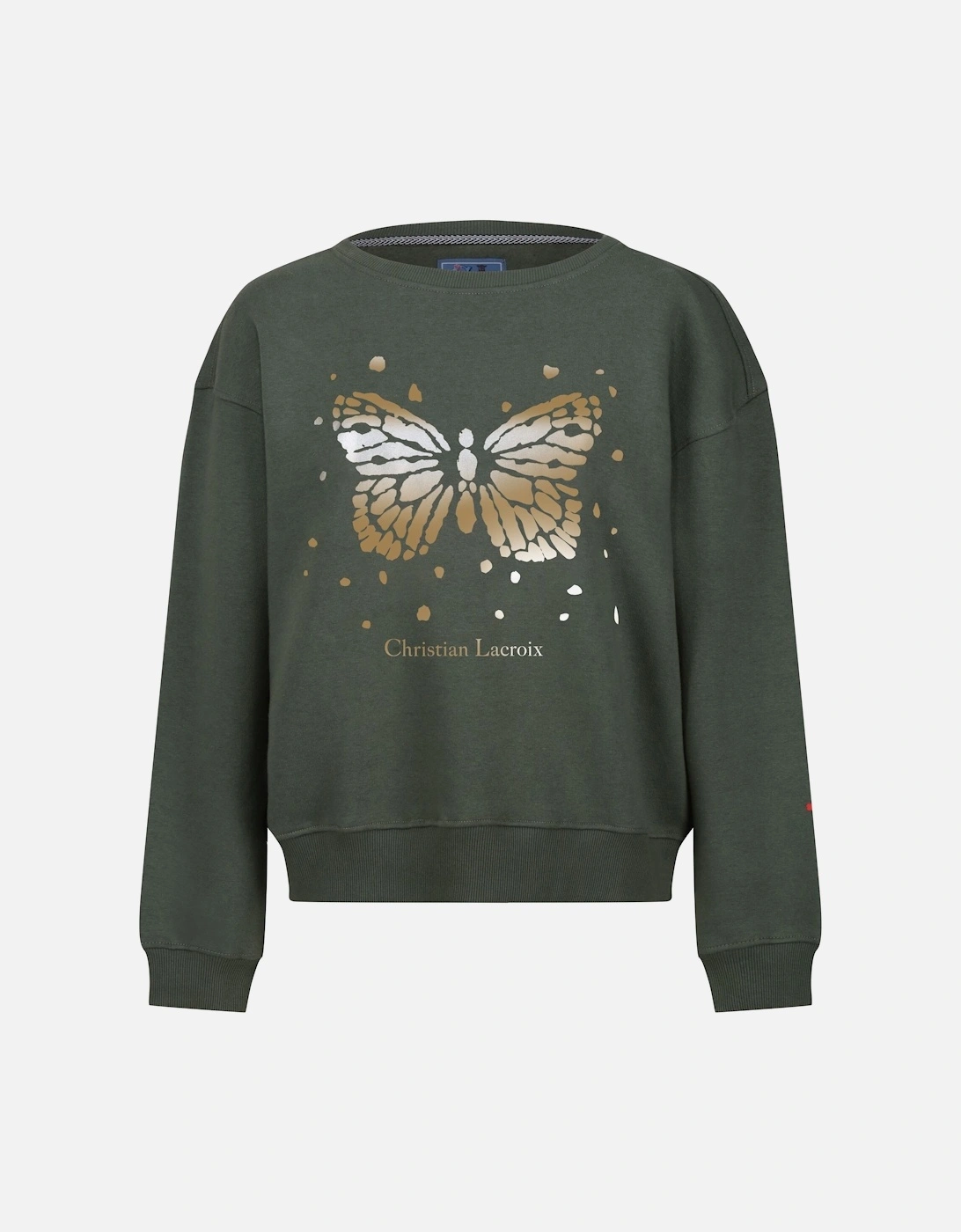 Womens/Ladies Christian Lacroix Beauvision Butterfly Sweatshirt, 6 of 5