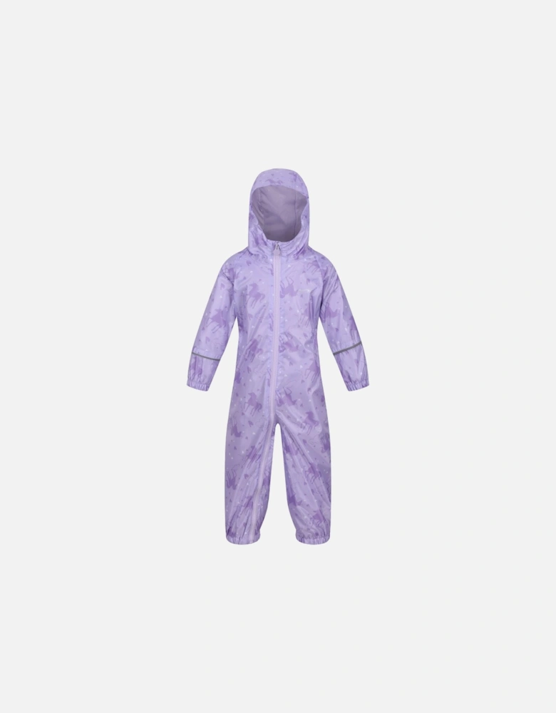 Childrens/Kids Pobble Unicorn Waterproof Puddle Suit