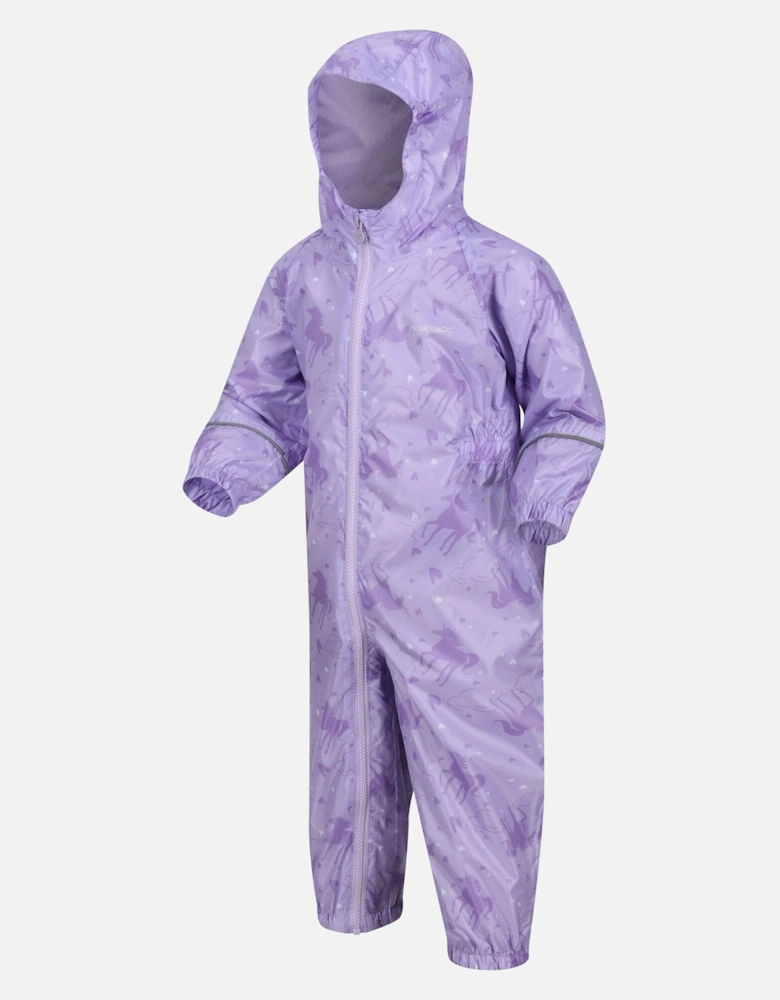 Childrens/Kids Pobble Unicorn Waterproof Puddle Suit