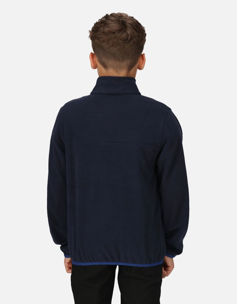 Childrens/Kids Microfleece Half Zip Fleece