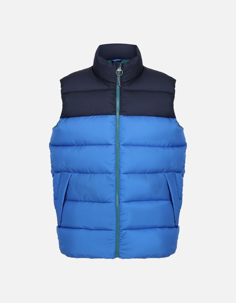 Mens Vintage Colour Block Gilet