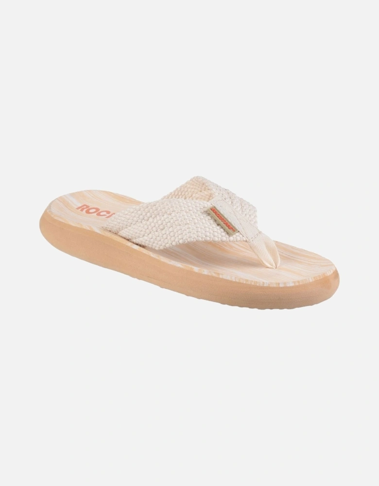 Sunset Womens Casual Toe Post Sandals
