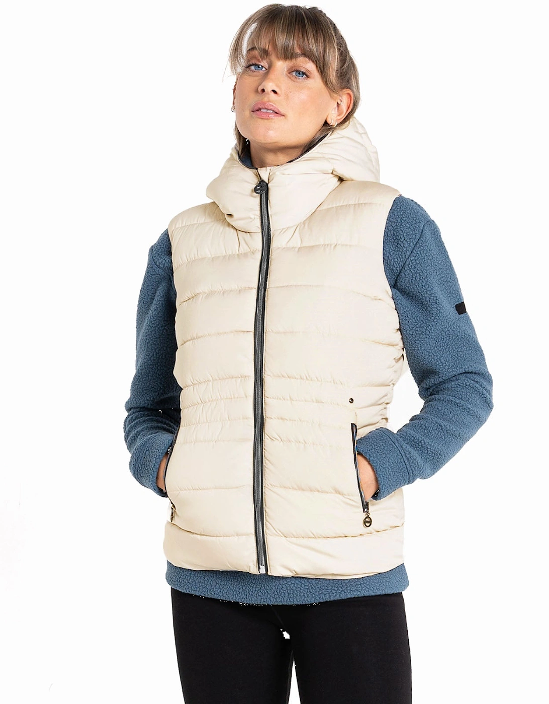 Womens Reputable Hooded Bodywarmer, 2 of 1