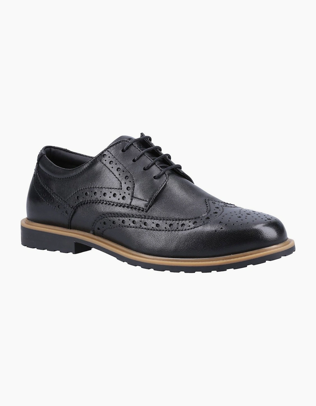 Hush Puppies Girls Black 'S Verity Brogue School Shoes  6 (Older) Junior Size 6 Kids