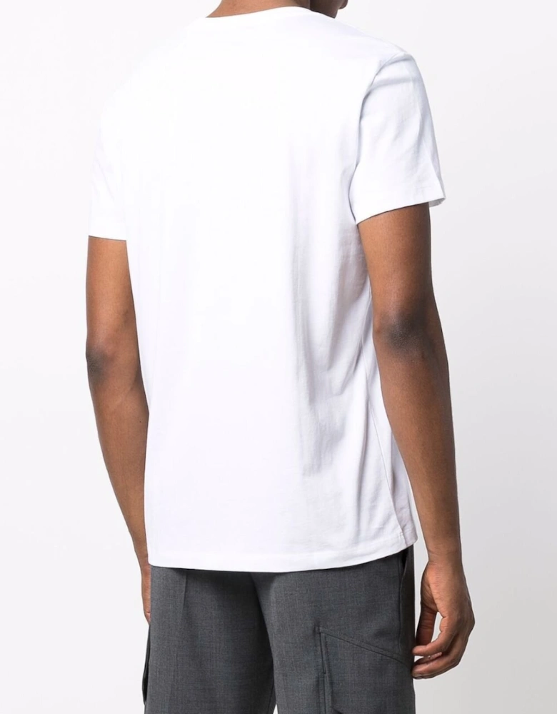 Paris Print Logo White T-shirt