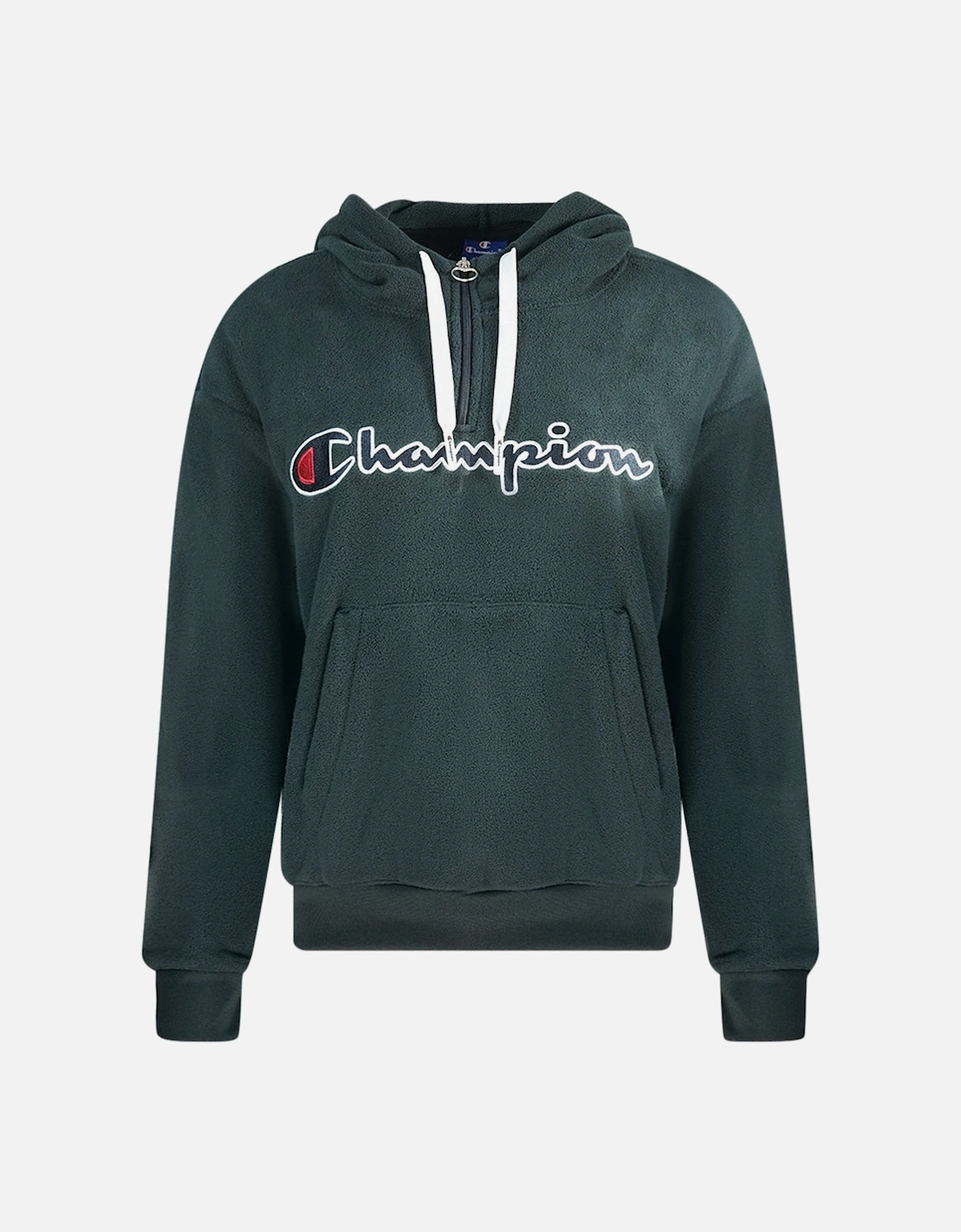 Classic Script Logo Black Fleece Hoodie, 3 of 2