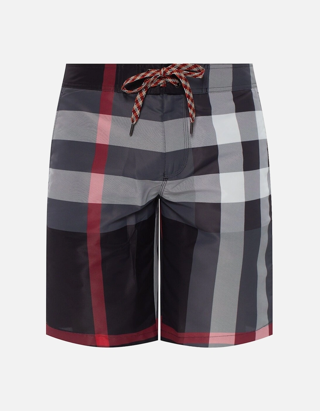 Checkered Swim Shorts in Grey, 5 of 4