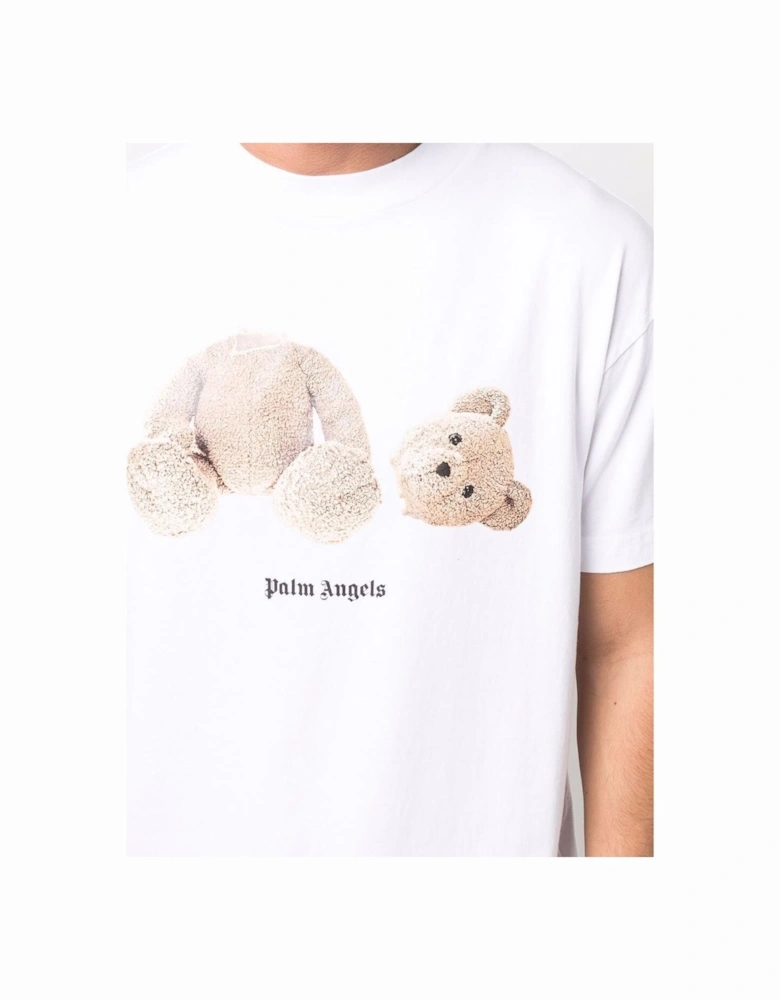 Teddy Bear logo-print T-shirt White