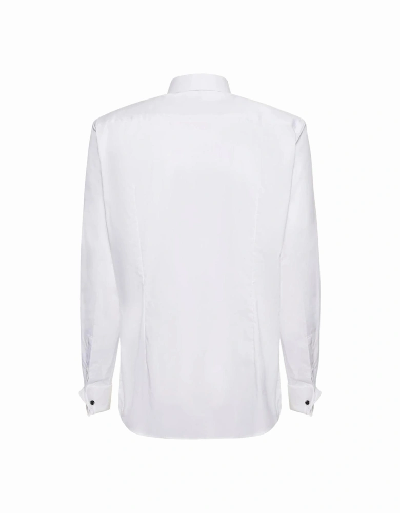 Boss Mens Slim Fit Dress Shirt White