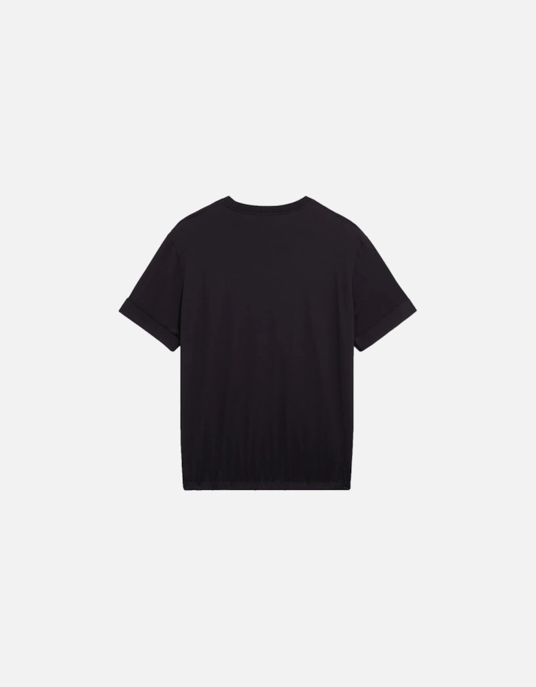 Men's Panelled Relax Fit T-shirt Black