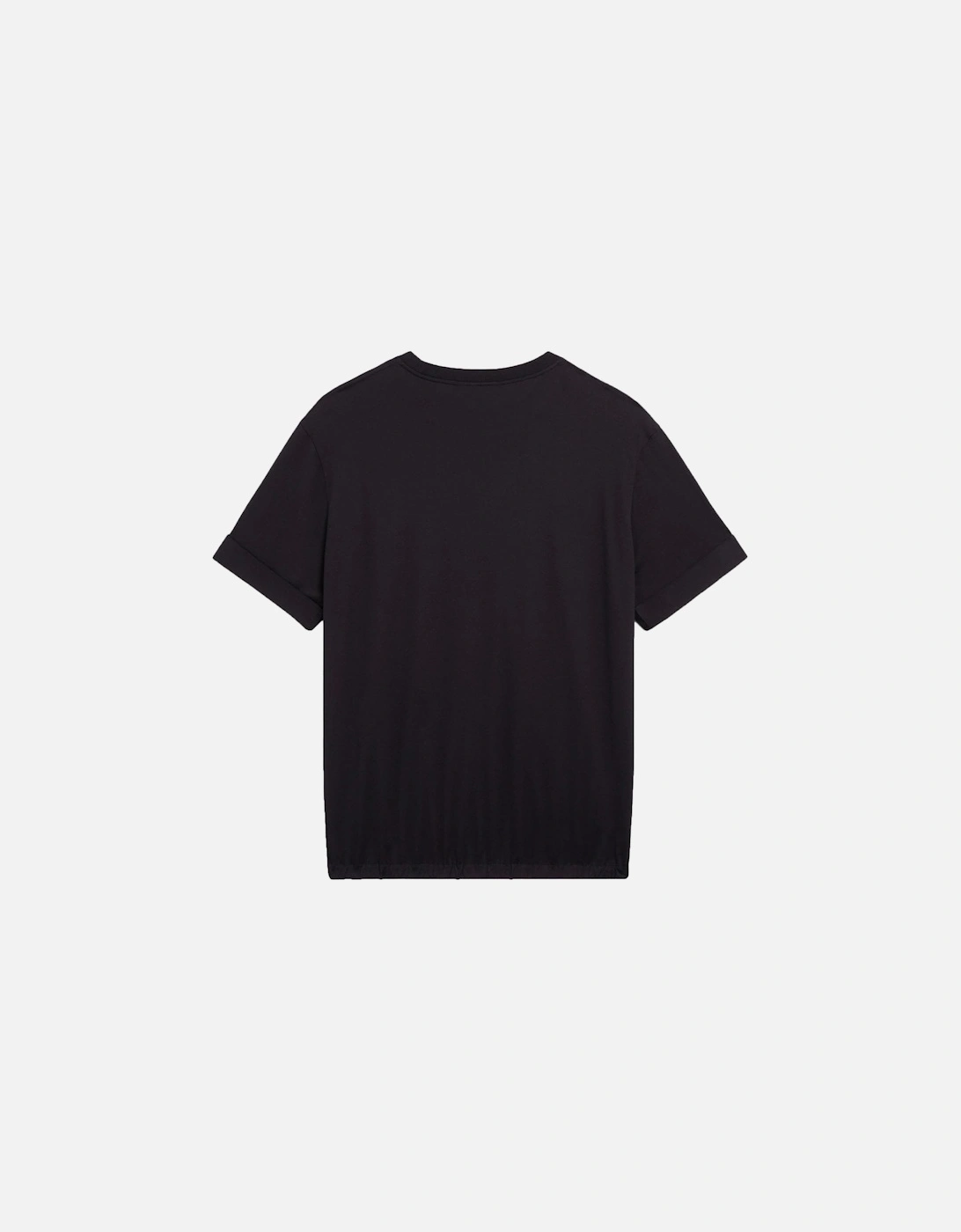 Men's Panelled Relax Fit T-shirt Black