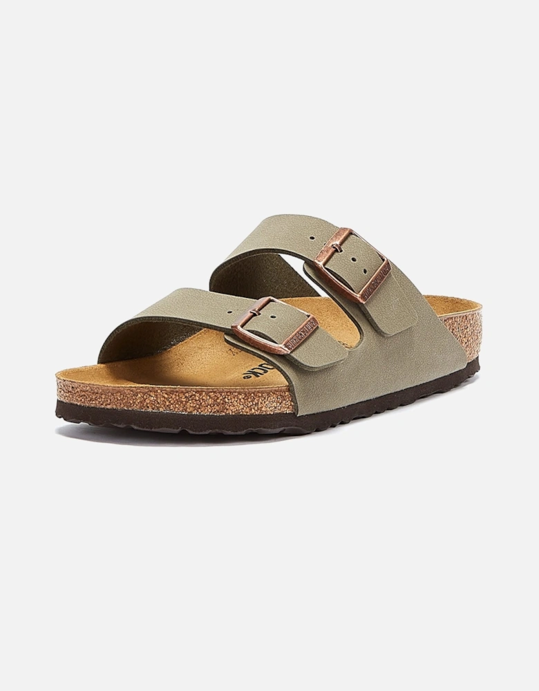 Birko Flor Nubuck Stone Sandals