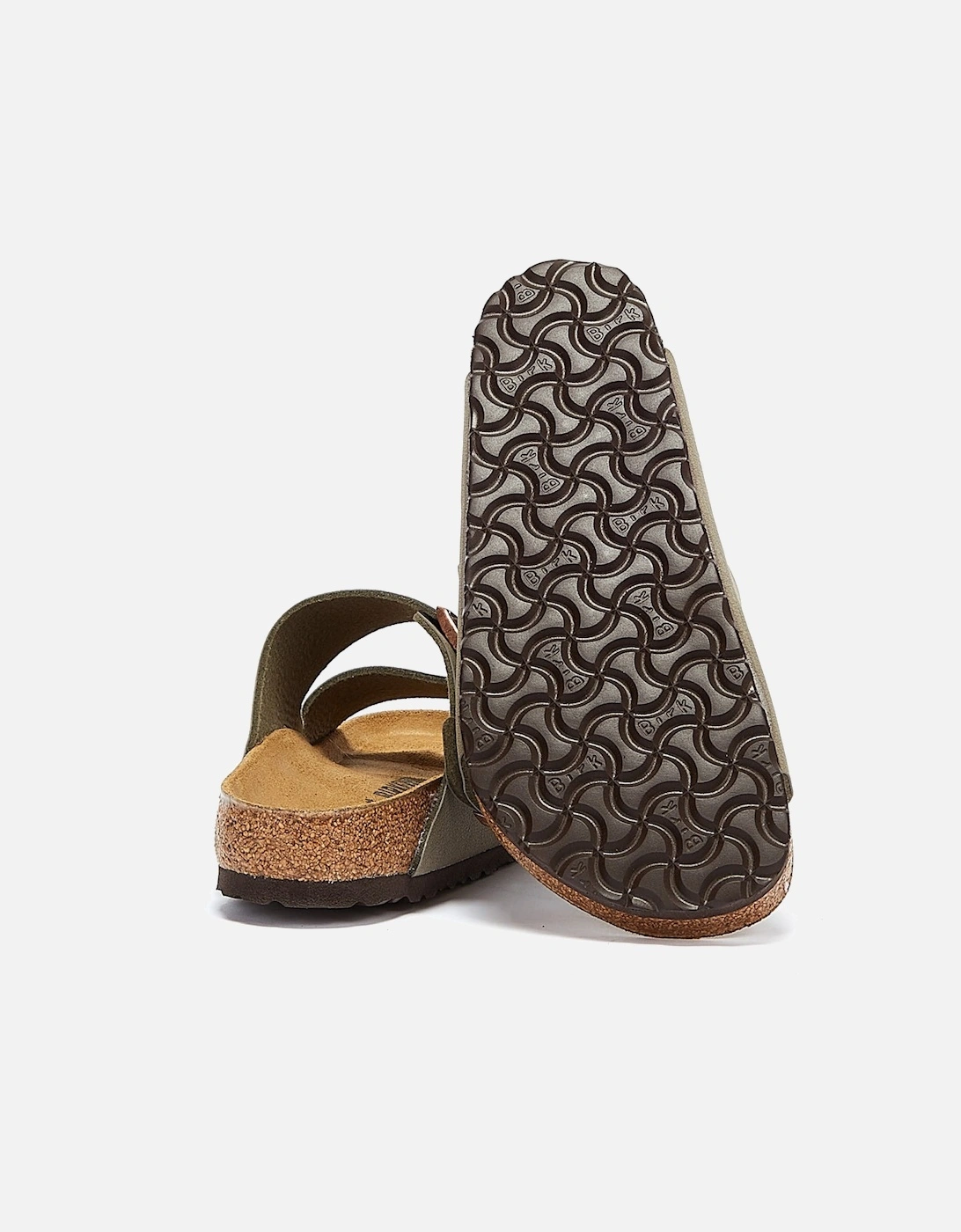 Birko Flor Nubuck Stone Sandals