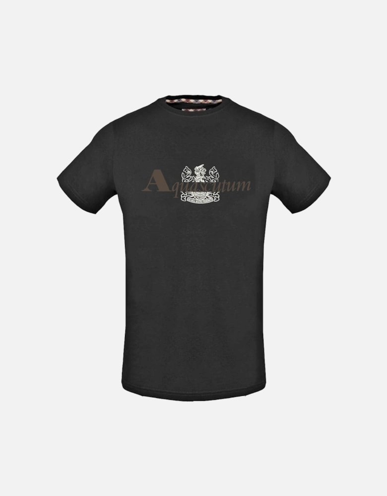 Brand Aldis Logo Black T-Shirt