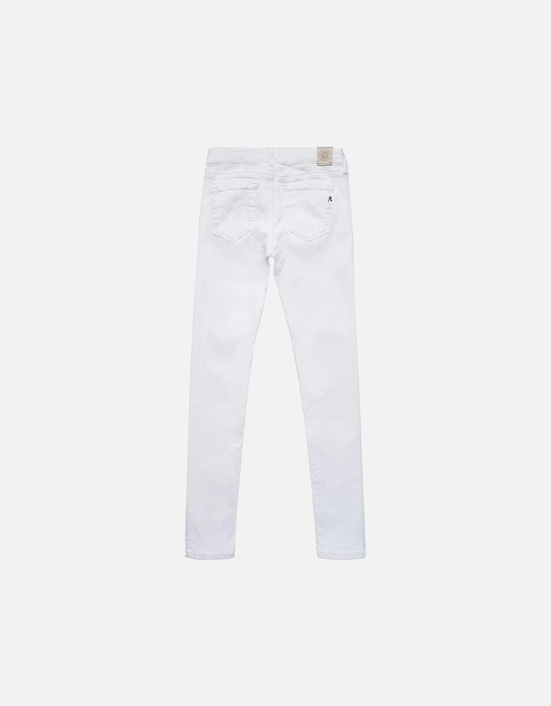 Replay Girls Hyperflex Jeans White