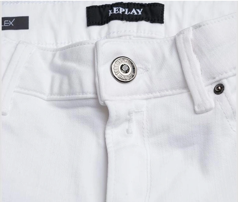 Replay Girls Hyperflex Jeans White