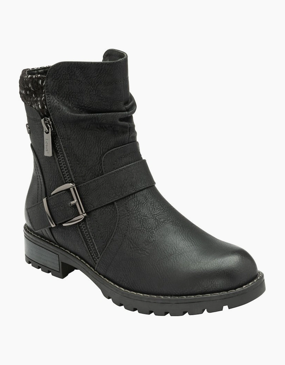Lotus Women's Black Jemma Ankle Boots - Size 12/3