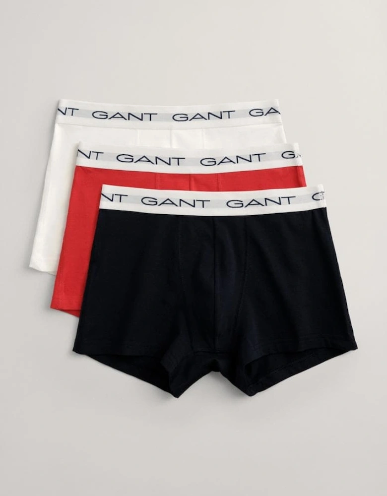 3-Pack Mens Cotton Jersey Trunks