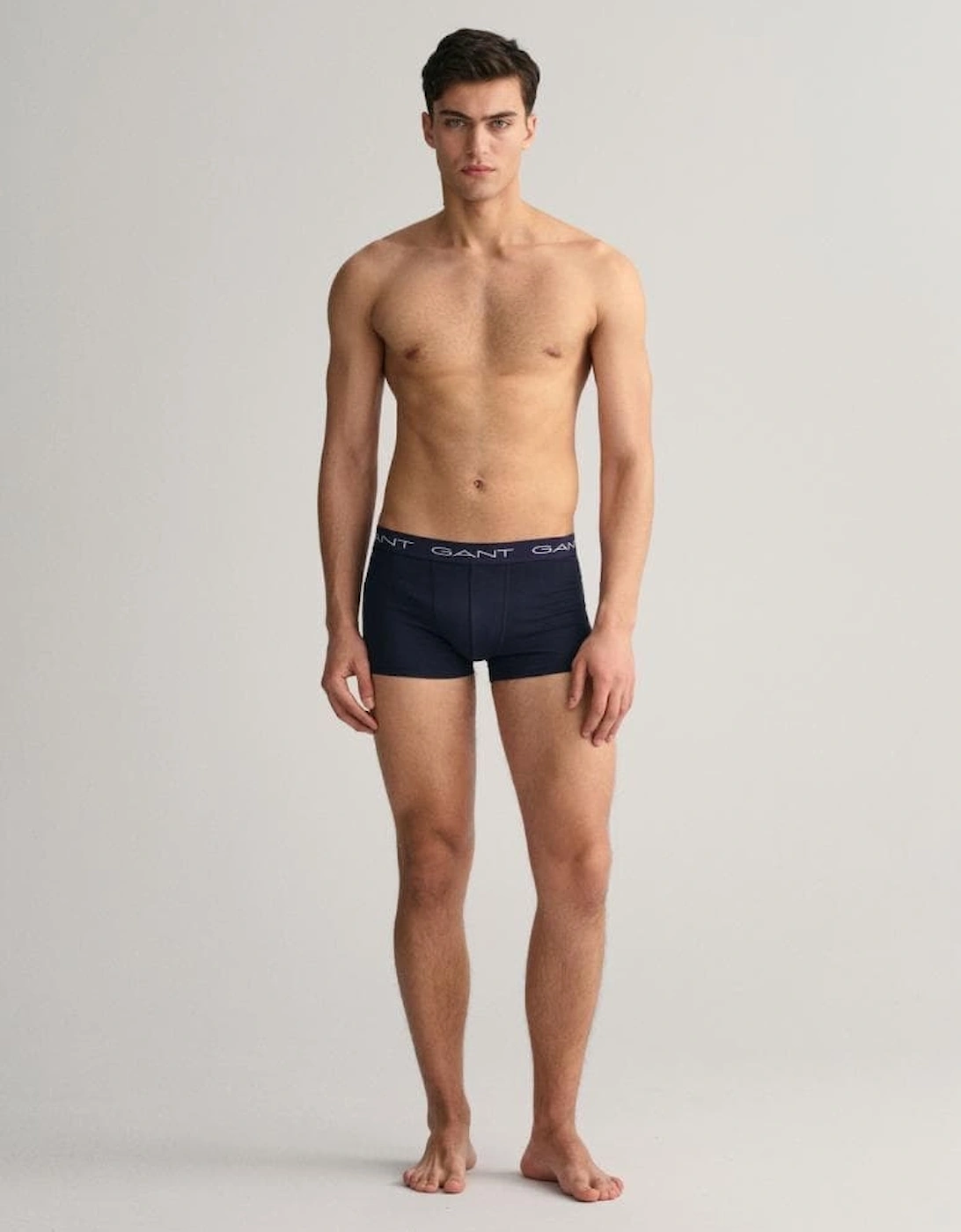 3-Pack Mens Cotton Jersey Trunks