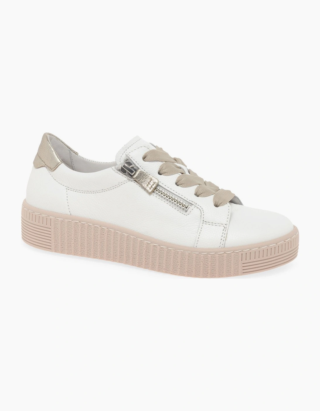 Gabor Women's White Wisdom Casual Shoes - Size: 4