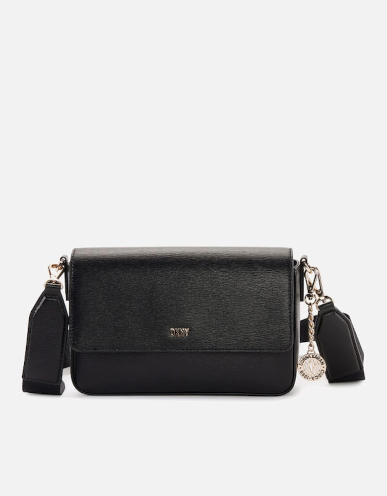 Bryant Park MD Textured Leather Crossbody Bag