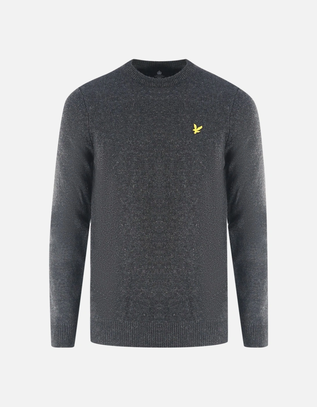 Lyle & Scott lambswool Knitted Dark Grey Sweater, 3 of 2