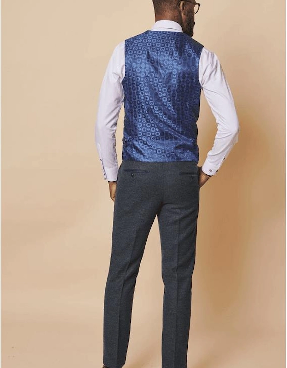 Marlow Blue Tweed Trousers