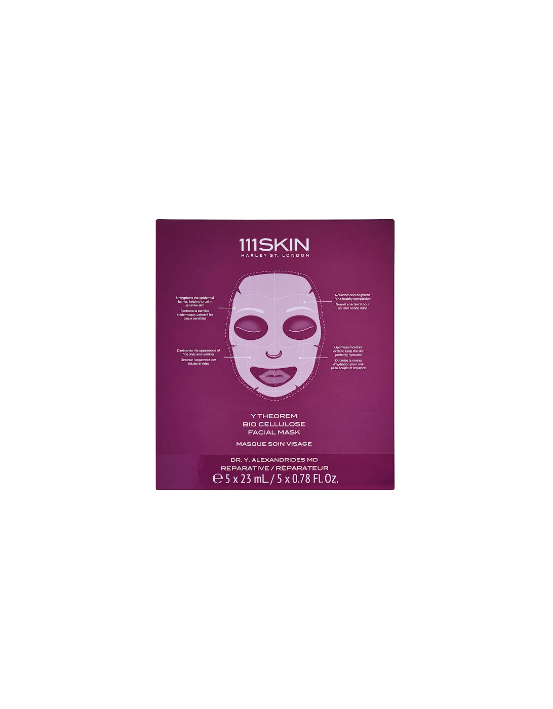 Y Theorem Bio Cellulose Facial Mask Box, 2 of 1