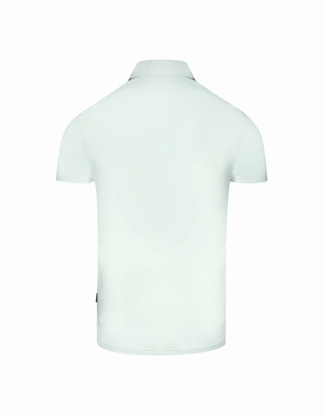 Aldis Crest Block Logo White Polo Shirt