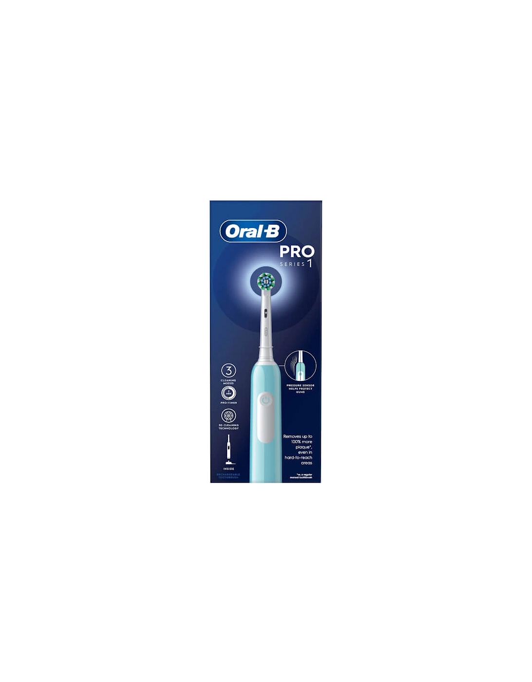 Pro Series 1 Cross Action Blue Electric Rechargeable Toothbrush, 2 of 1