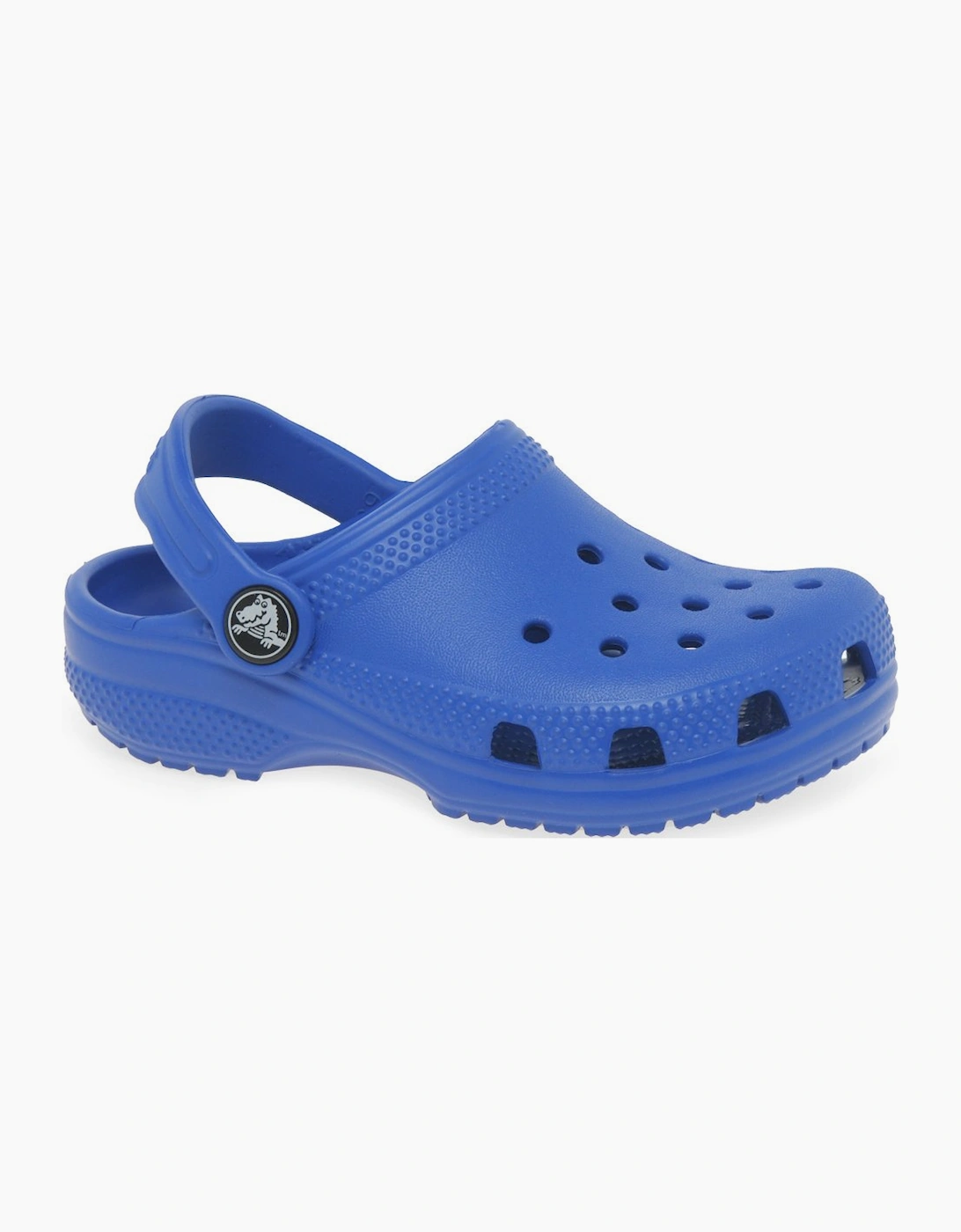 Crocs Unisex Blue Classic Clog T Sandals - Size: 8 Kids