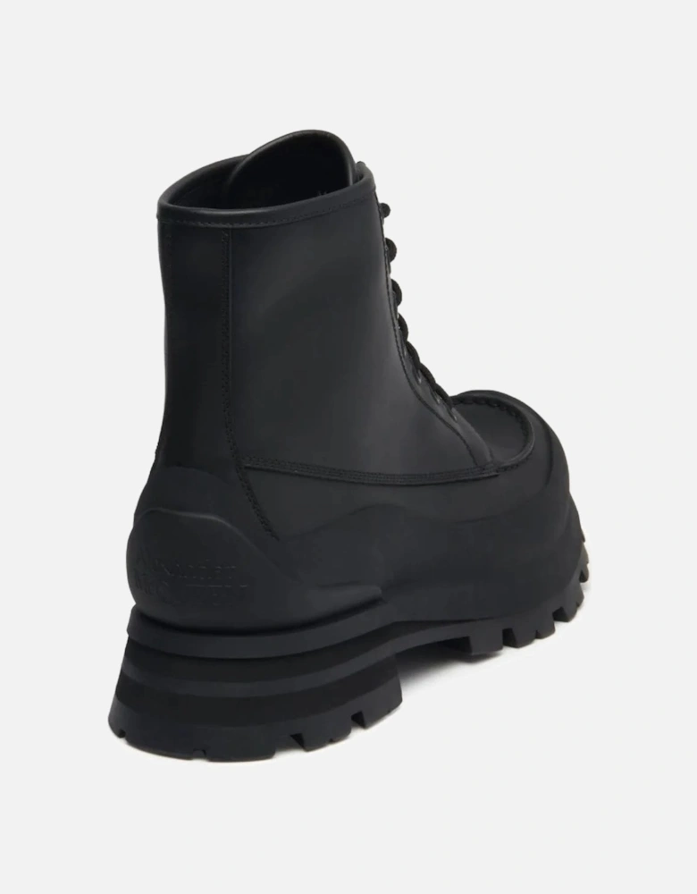Winter Leather Boots Black