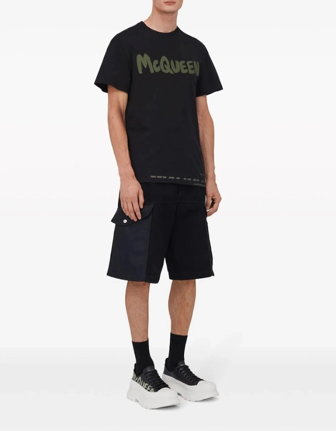 Graffiti Logo T-shirt Black