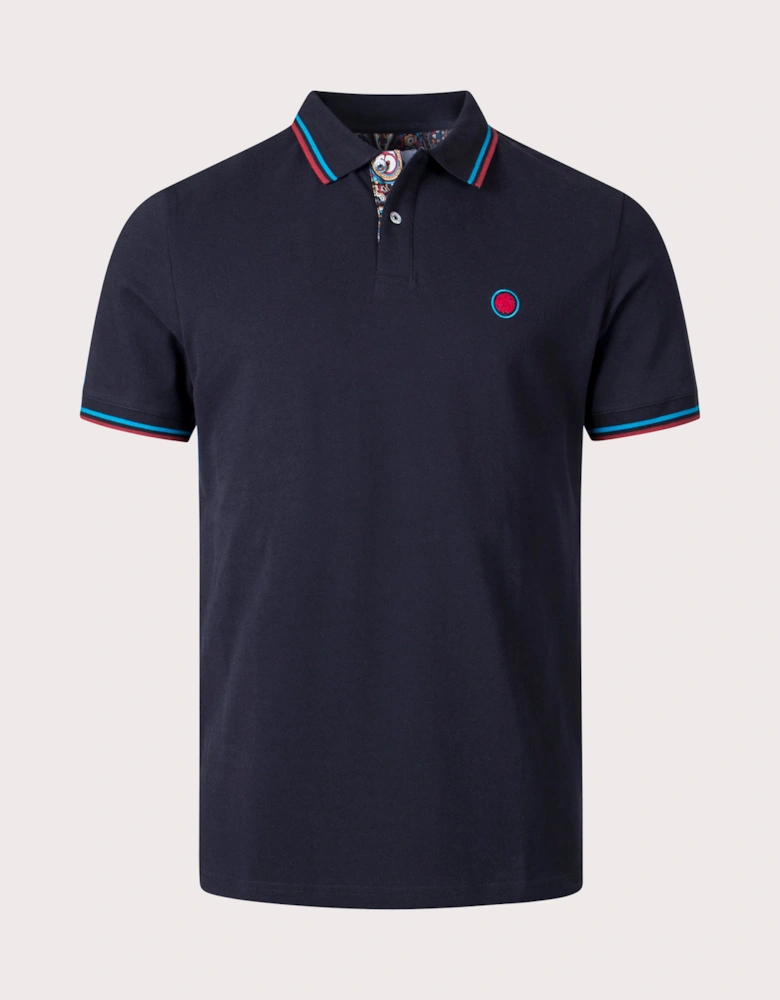 Wonderwall Paisley Placket Polo Shirt