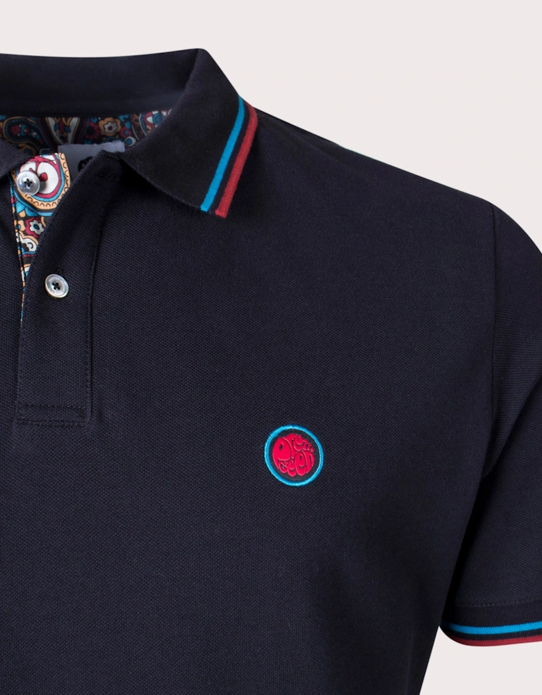 Wonderwall Paisley Placket Polo Shirt