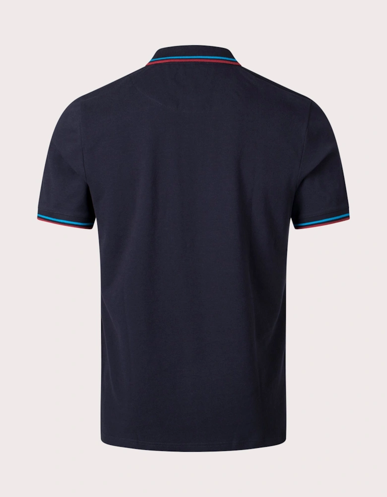 Wonderwall Paisley Placket Polo Shirt