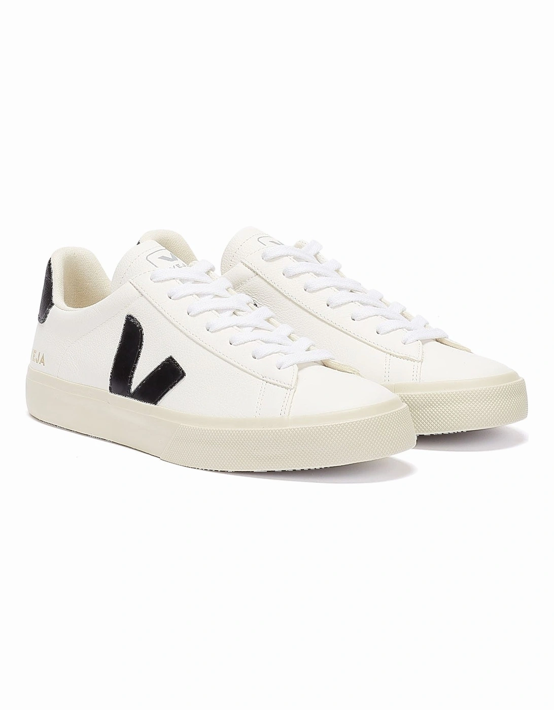 Campo Mens White / Black Trainers, 8 of 7