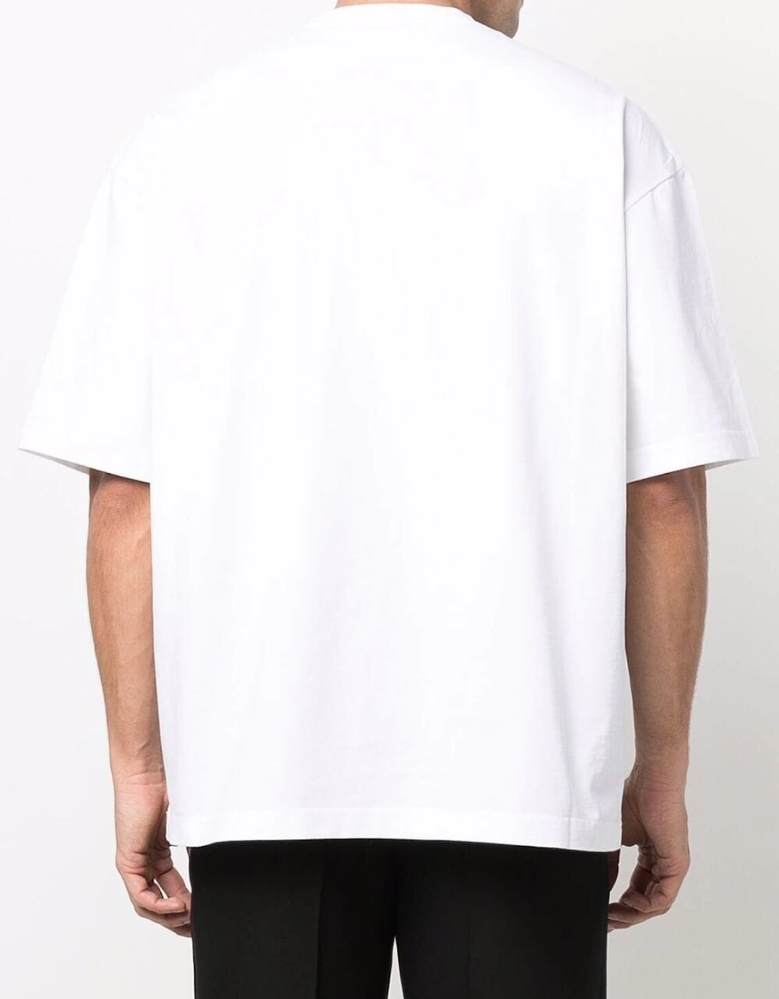 Paris Logo Cotton T-shirt White