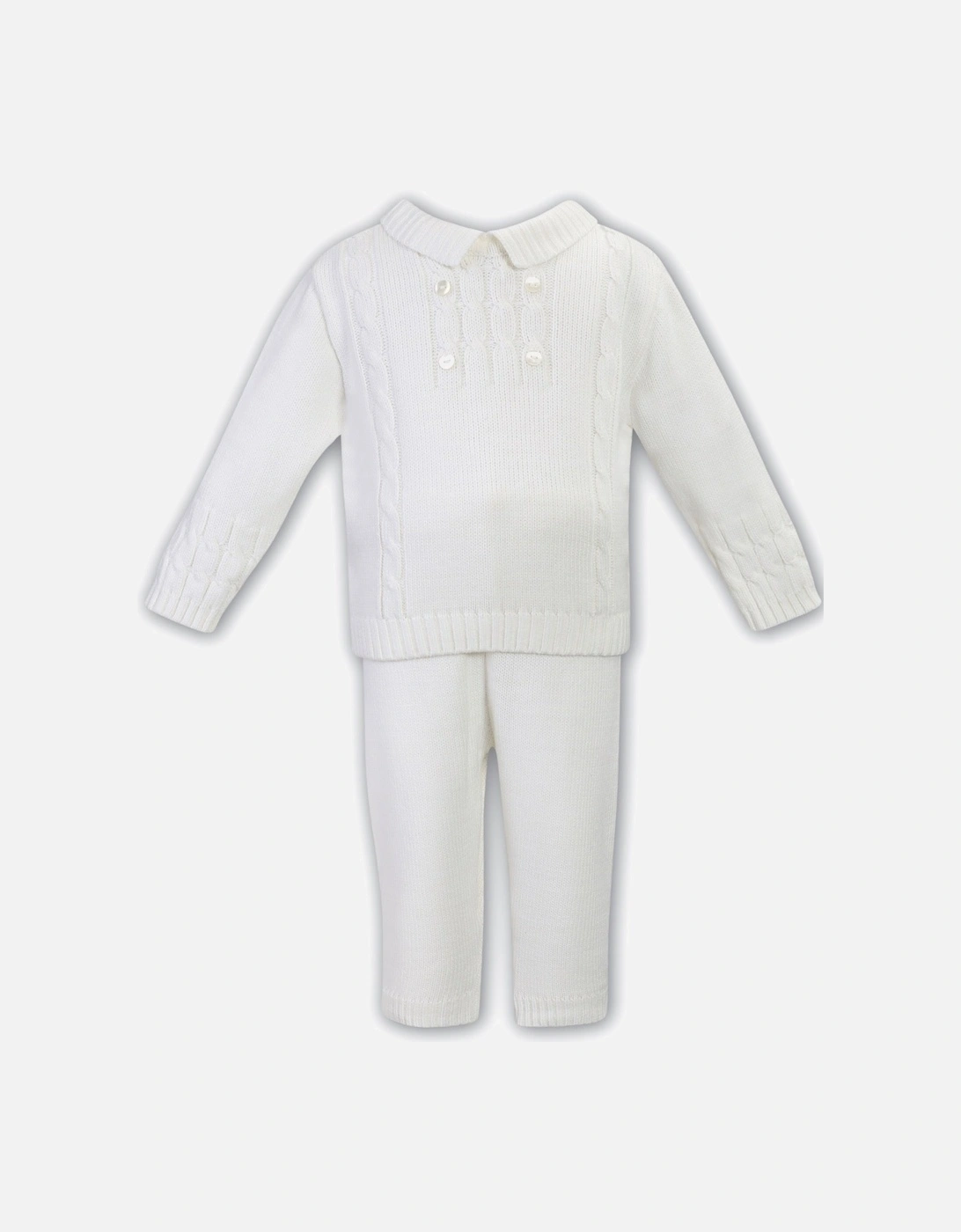 Ivory Knit Trouser Set, 6 of 5