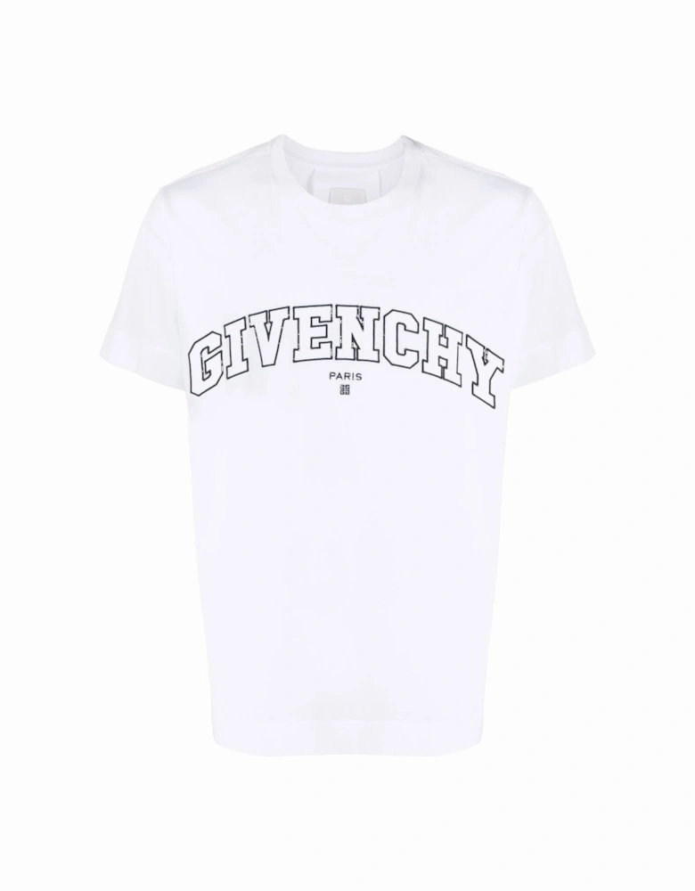 Logo Embroidered T-shirt White