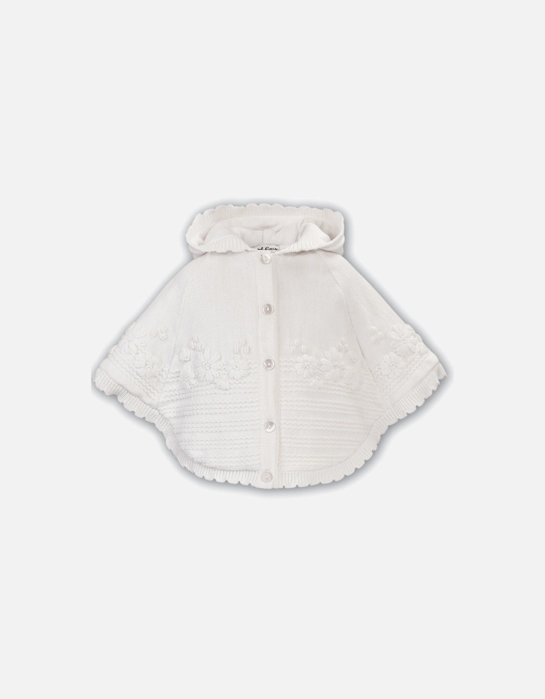 Ivory Knit Poncho, 2 of 1