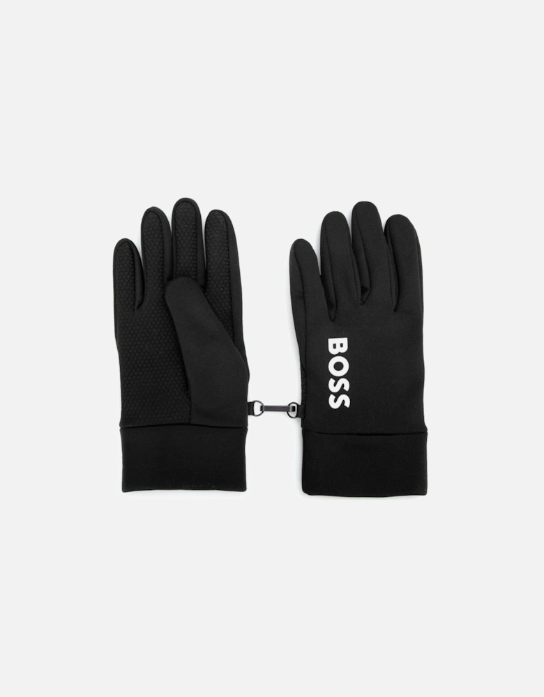 BOSS Green Running Gloves 001 Black