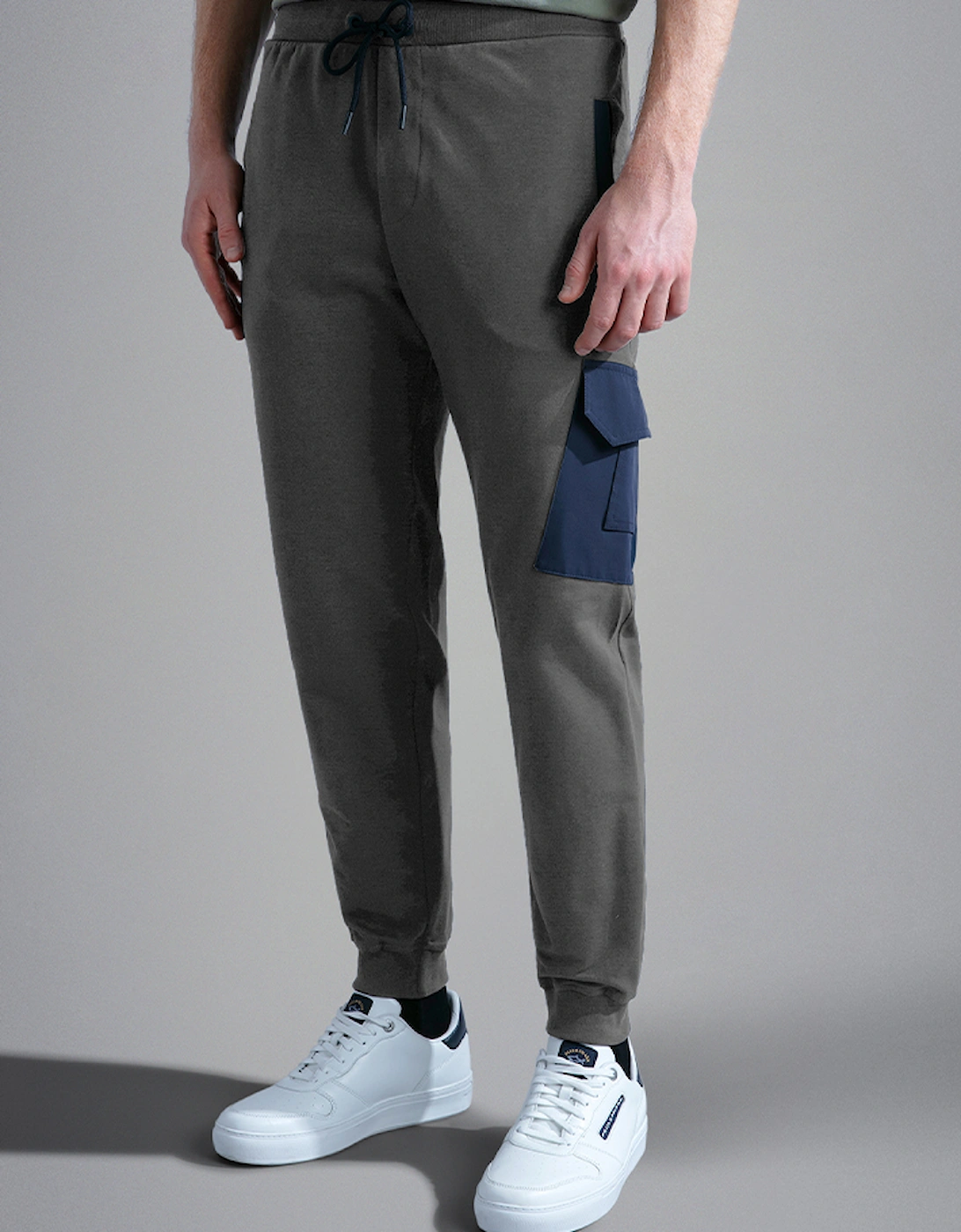 Men's Stretch Cotton Trackpants with Typhoon Details, 4 of 3