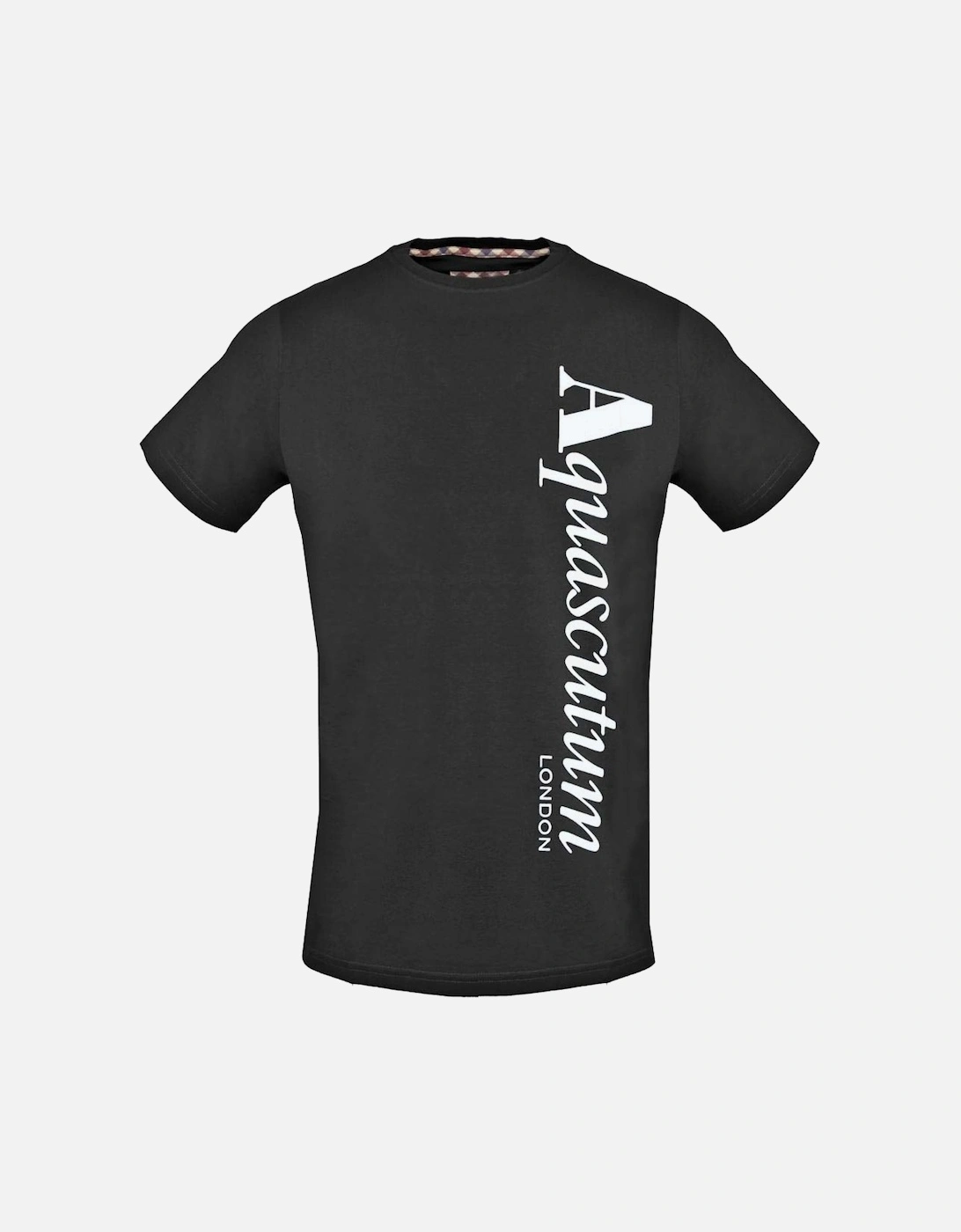 Vertical Logo Black T-Shirt, 3 of 2