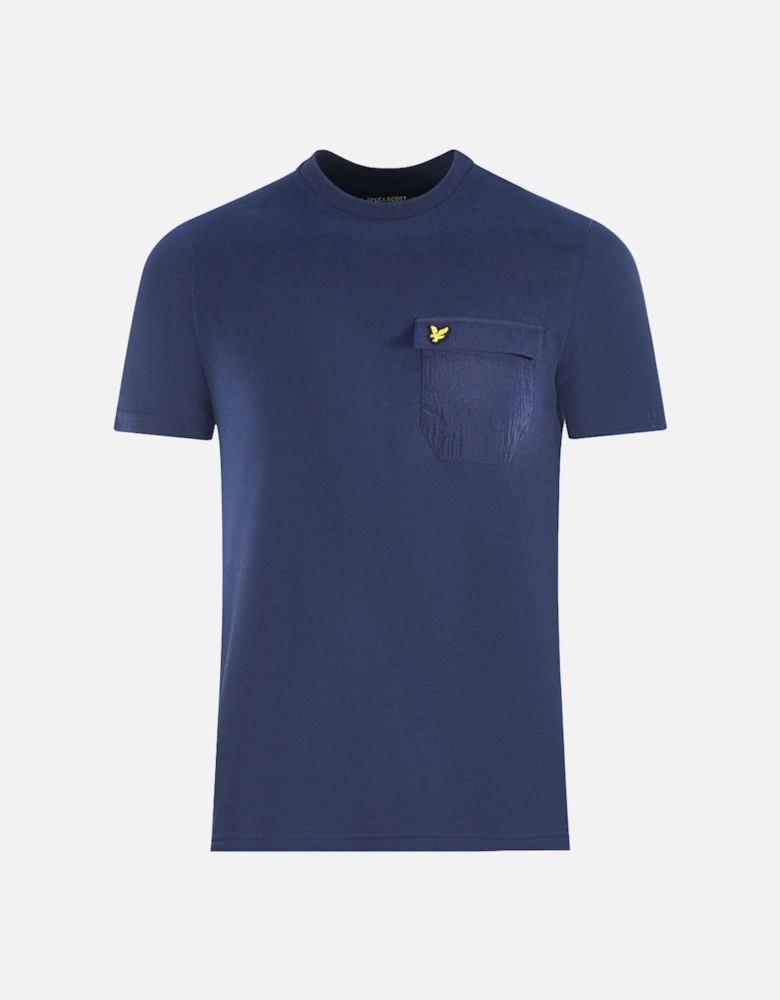 Lyle & Scott Nylon Pocket Blue T-Shirt