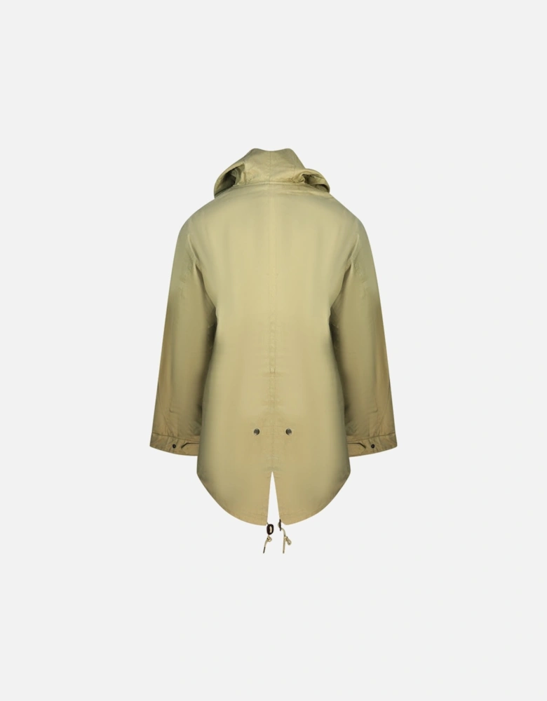 J1541 363 Beige Parka Jacket