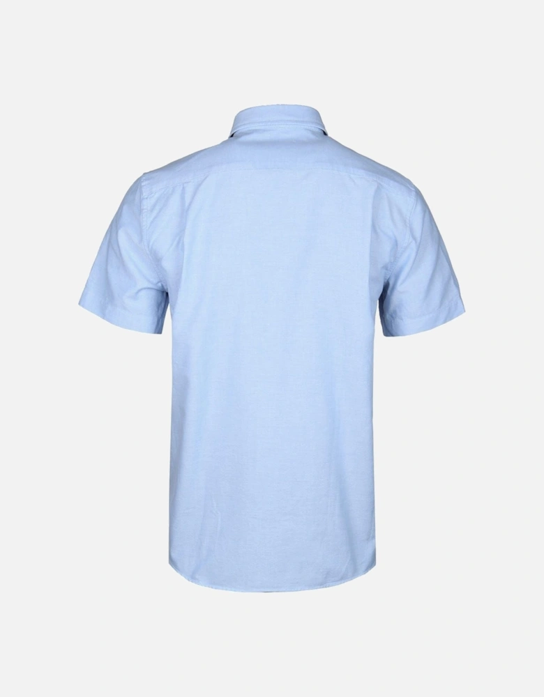 Mens Regular Fit Cotton Oxford SS Shirt