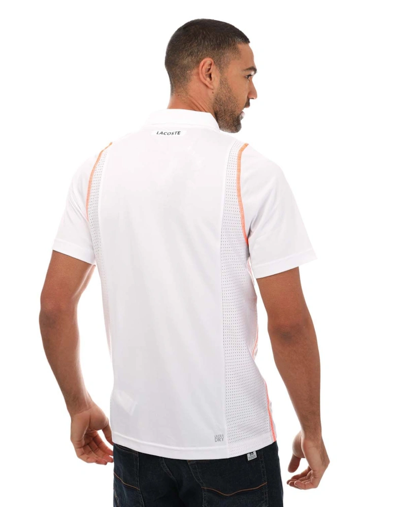 Mens Tennis Recycled Polyester Polo Shirt