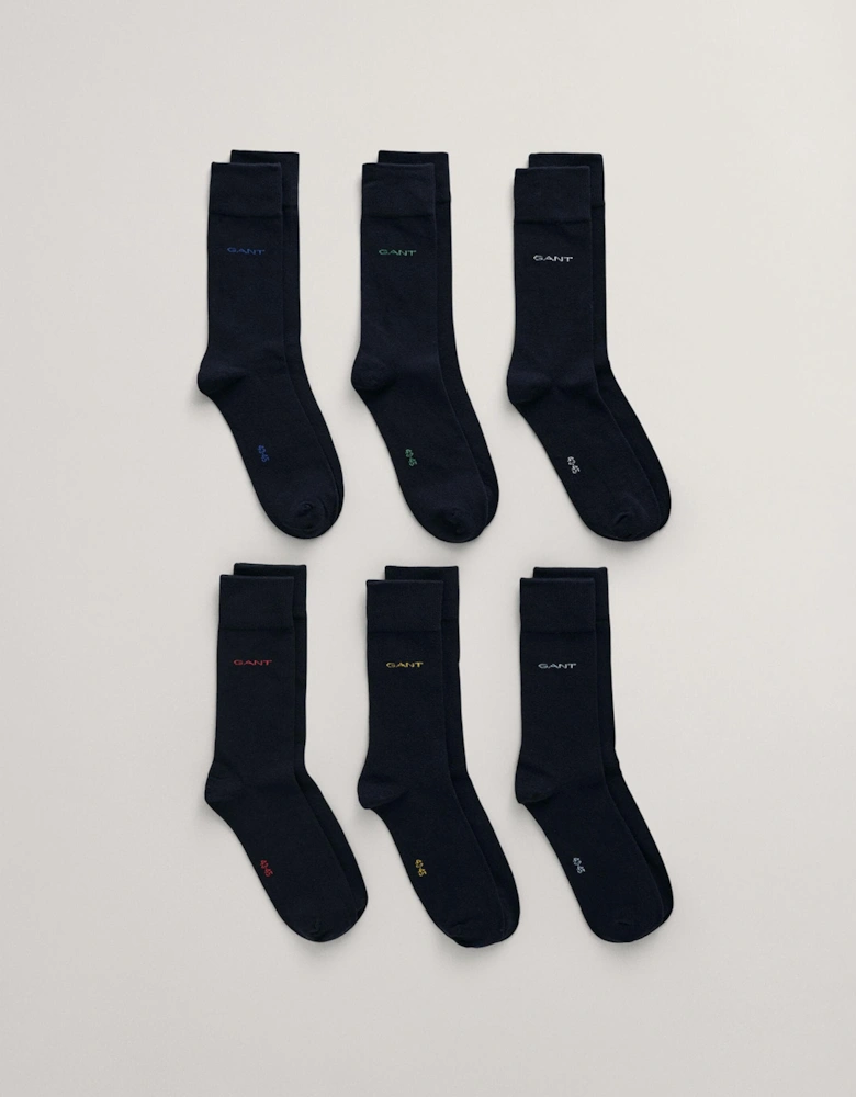 Mens Soft Cotton Socks 6-Pack