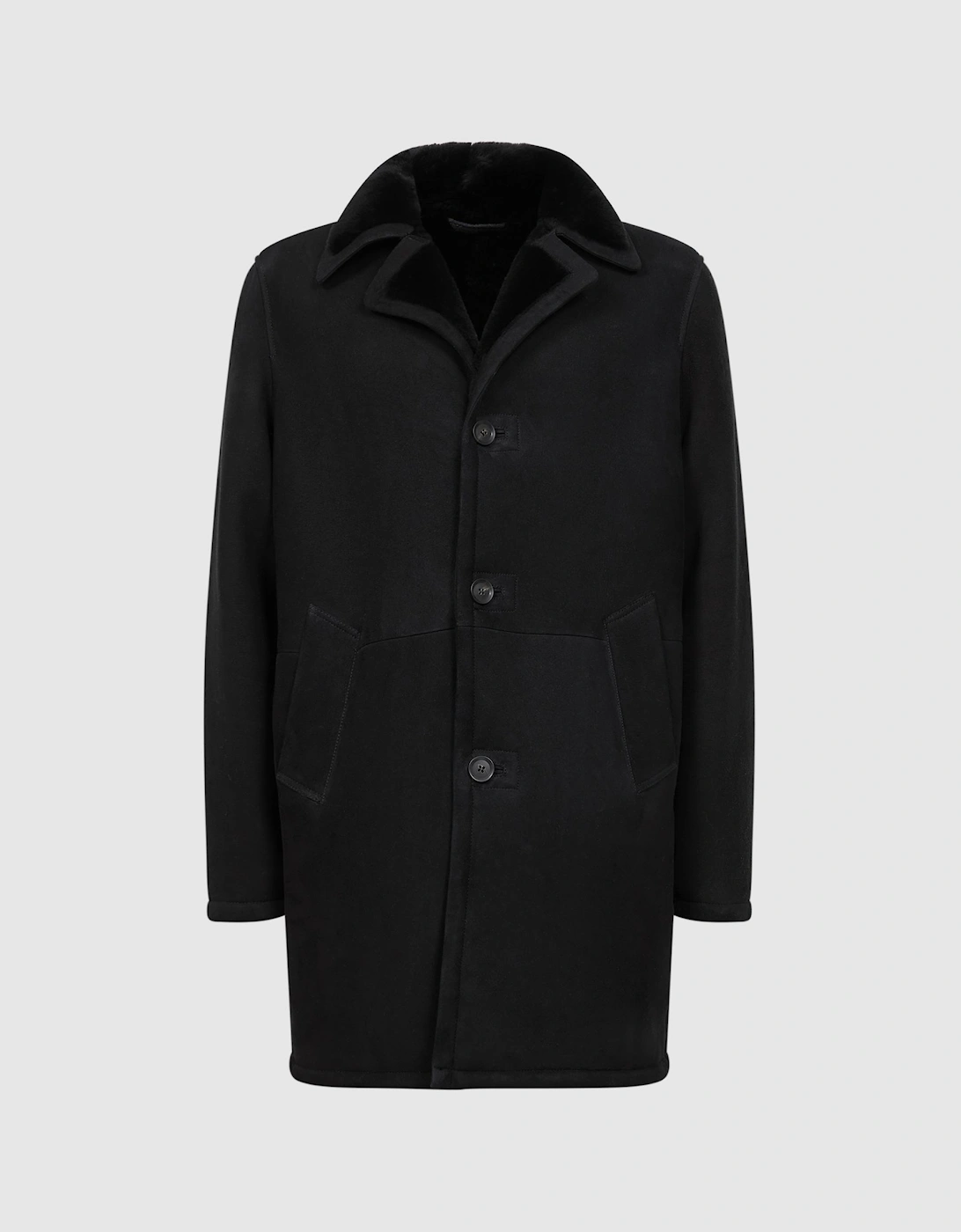 Oscar Jacobson Suede Lined Coat, 2 of 1